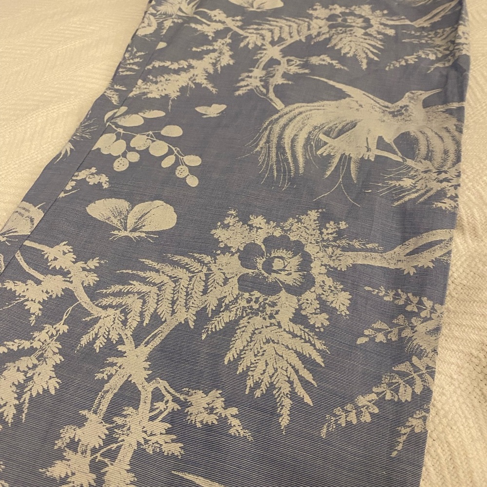 GAP Light Blue Cotton Pants Poplin Roll up Toile de Juoy